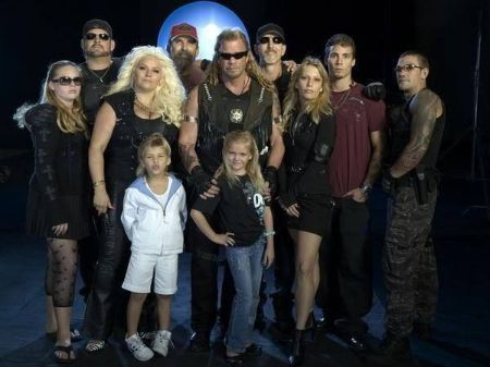 Duane Chapman with his extended family